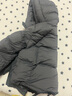 鸭鸭云朵羽绒服女飘带泡芙2025年冬季新款短款洋气小个子面包外套 月光灰 S 实拍图