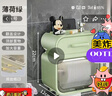 卫生间厕纸盒厕所纸巾盒抽纸盒卫生纸置物架卷纸防水壁挂式免打孔 气泡绿 2层 17.5cm 卫生间纸巾盒 实拍图