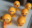 桌面摆件 笑脸表情包小公仔弹簧摇头公仔汽车饰品摆件儿童玩具 表情随机1个 实拍图