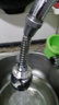 厨房花洒水龙头防溅旋转水嘴神器通用延长器过滤器头自来水净水器 【三档调节】-软管防溅款 实拍图