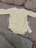春秋款纯棉婴儿衣服A类新生儿月子服无骨连体包屁衣睡衣 小碎花 59cm （1-3个月） 实拍图