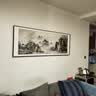 墨派新中式客厅装饰画沙发背景墙挂画办公室山水画横幅手绘国画壁画 江山如画 160*60cm/实木框+喷绘(适合2.0米沙发) 实木边框 实拍图