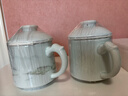 昌南茶杯 景德镇陶瓷雕刻茶水分离泡水杯带盖茶具办公室杯子 实拍图