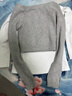 艾舞戈儿童舞蹈服针织一字领毛衣长袖外套女童跳舞练功服 灰色 130码 实拍图