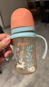 贝亲（Pigeon）PPSU双把手防胀气奶瓶240ml 丛林小兔 M号奶嘴 3月+ AA218 实拍图