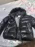 天石鹅铠甲白鹅绒羽绒服男士轻暖女士中厚冬季东北严寒外套2.0版G306 黑色 男女同款 2.0 XS 160/84A 实拍图