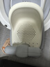英氏（YEEHOO）新生儿童浴盆防滑浴凳婴儿坐椅可坐托躺托架宝宝洗澡神器座椅灰色 实拍图