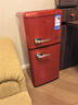 志高复古冰箱小型大容量家用租房电冰箱 化妆品网红冰箱冷藏冷冻一级能效小冰箱节能省电 72L【红色复古款】 实拍图
