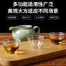 佳茉航空杯80只 一次性茶杯60ML塑料加厚小酒杯透明试吃喝茶喝酒杯 实拍图