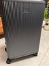 米家小米行李箱26英寸铝框拉杆箱大容量旅行箱男女万向轮密码箱子黑色 实拍图