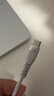 京选京东自有品牌Type-C to Type-C PD100W苹果充电线5A适用iPad苹果/小米/oppo 兼容30W1.5米 琉璃白 实拍图