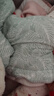 婧麒（JOYNCLEON）婴儿连体衣新生儿衣服秋冬保暖夹棉哈衣满月宝宝内衣纯棉连体衣 大树蓝【优选精梳棉】 90cm 实拍图