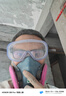 3M7502硅胶防尘面具口罩防工业粉尘过滤各类颗粒物及有机蒸气异味配2097CN 实拍图