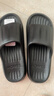 洁丽雅踩屎感拖鞋男夏季室内防滑防臭家居家用浴室洗澡男士凉拖鞋夏天 黑色 44-45 【适合43-44码】 实拍图