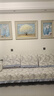 艺米客厅装饰画现代简约沙发背景墙画欧式餐厅挂画美式壁画 平安纳福（象牙白框） 55X70*2-70X90cm|适用3~4座沙发 实拍图