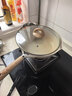 卡罗特 有钛不粘锅炒锅麦饭石色煎炒锅炒菜锅具电磁炉炒锅燃气灶通用 28cm炒锅带盖（1-4人） 28cm 实拍图