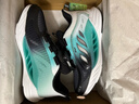 特步儿童鞋【氢风8.0护足跑鞋】网革透气缓震旋钮扣飞弹科技运动跑鞋 黑/极光绿 【氢风8.0】 35 码 实拍图