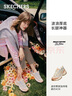 斯凯奇（Skechers）新年礼物奶茶熊女鞋冬厚底老爹鞋软底百搭熊猫鞋休闲运动鞋149238 实拍图