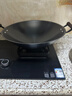 京东京造 炒锅 炒菜燃气灶圆底爆炒无涂层防粘 双耳精铁大锅 40cm 实拍图