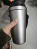 京东京造 钛健康咖啡杯【内外纯钛】保温便携随行高档送礼水杯 灰520ml 实拍图