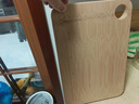张小泉大师印·方圆整竹砧板菜板加厚切菜板 C501991 （30*20*1.8cm） 实拍图