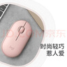 罗技（Logitech）时尚系列 PEBBLE鼠标 无线蓝牙鼠标 办公静音鼠标 女性鼠标对称鼠标 鹅卵石造型 玫瑰粉 实拍图