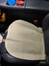 鑫天缘纯亚麻汽车坐垫单片四季通用夏天凉垫麻座垫三件套无靠背前排防滑 双经双纬（三件套） 实拍图