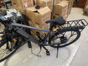 永久锂电池助力电动自行车禧玛诺变速超长续航山地车男女士双碟刹单车 F58摩天灰【助力续航约50-60KM】线碟 26英寸 实拍图
