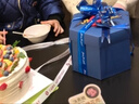 佐之寻爆炸礼物盒子惊喜五层手工DIY生日礼品盒男抖音儿童节抽钱礼物盒 北欧蓝六边形款【空白文案】 实拍图