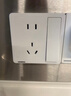 西门子（SIEMENS）开关插座面板 五孔 强电源墙壁插座86型 致典系列雅白 电脑插座 6类 实拍图