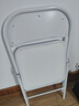 苡茉折叠椅子靠背椅便携餐椅电脑椅家用凳宿舍学习椅会议培训办公椅白 实拍图