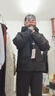 鸭鸭（YAYA）王一博同款新山系户外登山羽绒服男女士同款2025新款休闲外套YX 黑色 S /165/84A 实拍图