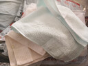 洁丽雅（Grace）10A级抗菌纯棉毛巾 柔软吸水新疆长绒棉洗脸巾2条装粉+兰 实拍图
