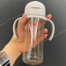 贝亲（Pigeon）自然成长翻盖直饮吸管 大童奶瓶330ml 经典款 18月+  AA278 实拍图