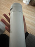 米家弹盖保温杯  大容量水杯 316L不锈钢 男女士保冷杯子 480mL白色 实拍图