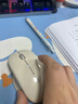 英菲克（INPHIC）M1二代无线蓝牙鼠标可充电办公轻音电量显示便携人体工学三模适用苹果惠普华为笔记本电脑ipad通用 【100%右手选这个+侧翼指托+光面】拿铁杏 实拍图