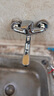 柏温全铜主体入墙式冷热水龙头厨房水龙头 洗衣池菜盆水槽龙头可旋转 实拍图