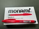 慕那美（monami） 04031纤维笔pluspens水性笔彩色中性笔韩国文具水彩手账彩色勾线笔 红色 12支/盒 实拍图