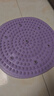 SMOOKY指压板脚底按摩脚垫穴位疏通脚心指压板仿鹅卵石圆形垫慢跑 优雅紫【圆形直径约55cm】 实拍图