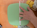 UOSU加厚塑料凳子 防滑带盖家用客厅餐桌凳高凳熟胶凳浴室方凳 北欧绿带盖子(中号坐高29.5cm) 实拍图