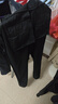 京东京造【加绒加厚】加绒裤子男冬季休闲裤西裤男服装易打理男裤 黑色M 实拍图
