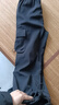 Homlean美式机能伞兵工装裤男春夏宽松小众阔腿休闲登山长裤S6603黑色L 实拍图