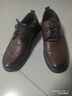 意尔康皮鞋男软底舒适商务休闲鞋春秋圆头系带新款 53429W 棕色 43 实拍图