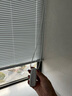 美尔耐免打孔百叶窗帘卧室卫生间浴室厕所防水铝合金厨房升降遮光帘6010 免钉【标准亮光】白色 1平方米 实拍图