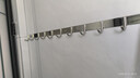 海立304不锈钢免打孔厨房墙壁挂钩连排粘钩浴室卫生间衣帽钩30301-12 实拍图