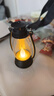 【露营灯】创意复古手提小夜灯网红迷你氛围小马灯桌面摆拍油灯 复古手提小夜灯【黑色1个】 实拍图