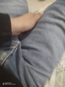真维斯（Jeanswest）牛仔裤男秋冬季新款直筒宽松休闲长裤男弹力高端百搭阔腿裤子男 蓝色 602厚款 34 (2尺7) 实拍图