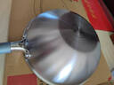 三禾0涂层炒锅无涂层不粘锅304钛不锈钢电磁炉通用炒菜锅30cmLC30S16 实拍图