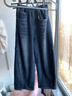 左西男童裤子保暖儿童秋冬季牛仔裤2025加绒弯刀裤 牛仔色 140 实拍图