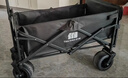 探险者露营车折叠推车户外露营儿童小推车营地车拉年货小拖车聚拢型推车 350L 曜石黑-双刹坦克轮+碳钢桌板 实拍图